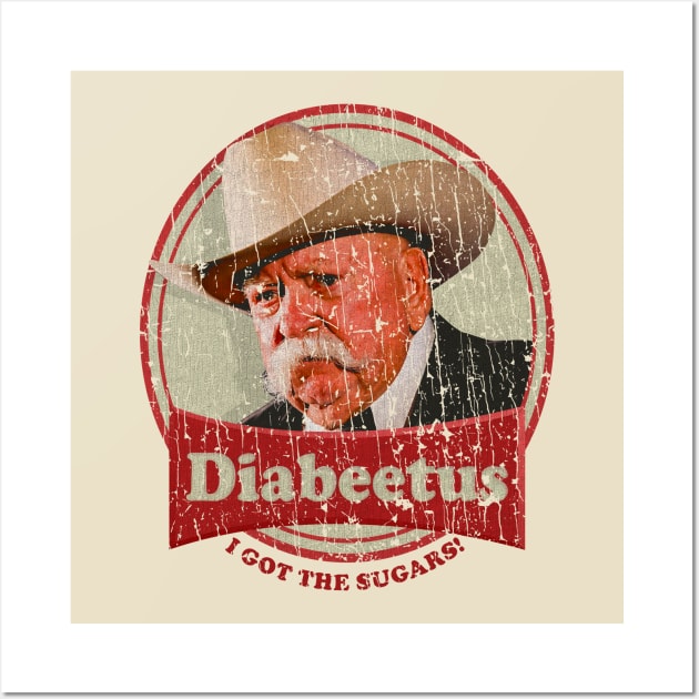 RETRO STYLE - DIABEETUS I GOT THE SUGARS! Wall Art by MZ212